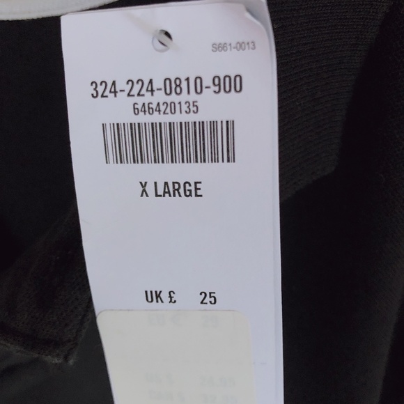 Hollister Advanced stretch Mens Polo XL - black - Picture 2 of 5